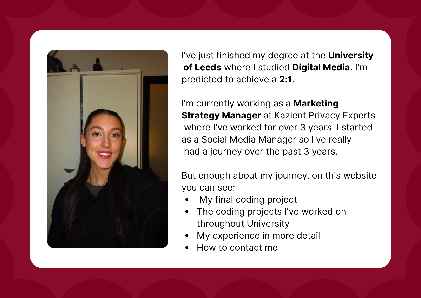 Information About Me